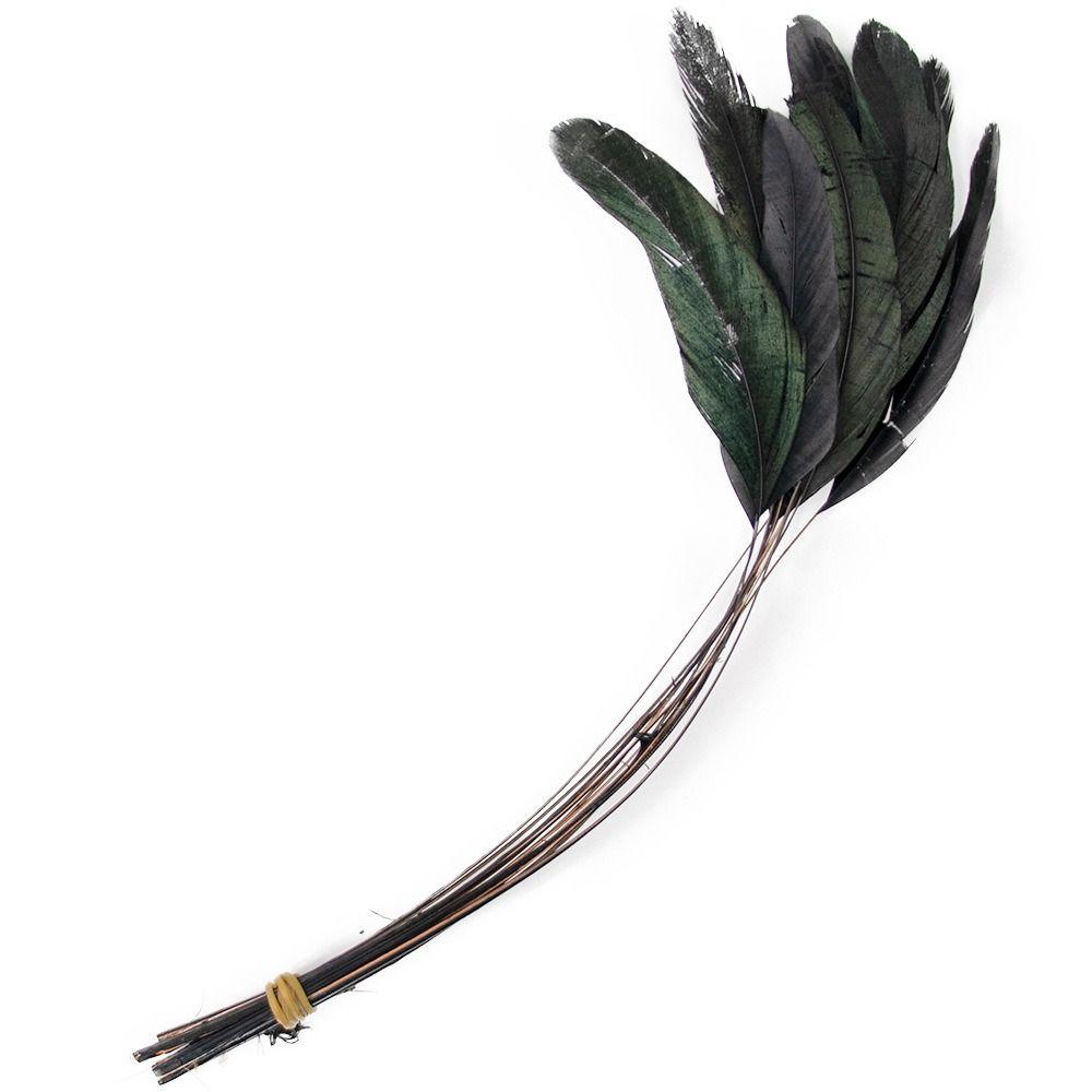 10Pcs Multicolor Rooster Feather Natural Feather Clothing Accessories Feathers Headwear Accessories