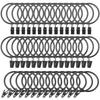 Metal Curtain Rings Heavy Duty Roman Circles Drapes Tie Buckles Hanging Hooks  Bathroom