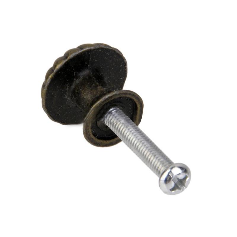 New 10PCs Vintage Mini Round Pull Knobs Wardrobe Drawer Bin Jewelry Box Handle