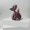 Воздушный шар из смолы, скульптура собаки, красочная живопись, ремесленная скульптура, декоративная статуя, украшение для прихожей, украшение для ТВ-шкафа
