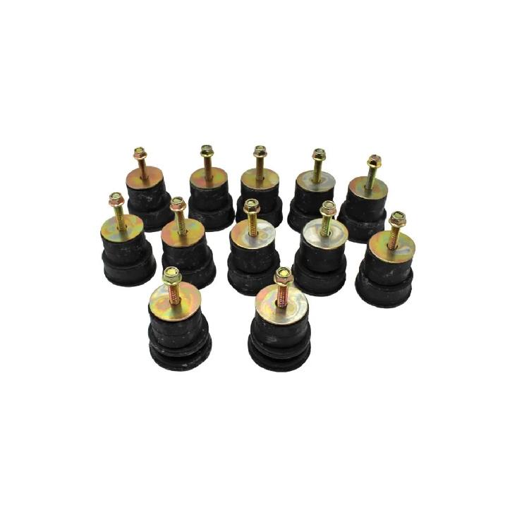 MB275632 Mount Isolator Number for Pajero V30 V40 for Montero V20 V10 for Pajero Sport K90 Wear Resistant 12 pieces
