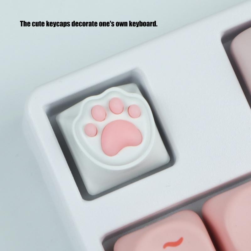 Кошачьи лапки CatPaw Ручная работа Кастомные Силиконовые Кейкапы для Переключателей Механических Клавиатур