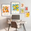 Фруктовый рынок Клубника Лимон Апельсин Банан Вишня Настенное искусство Скандинавские постеры Картины Для декора гостиной Холст Принты Живопись