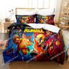 Crash Bandicoot Comfortable Duvet Quilt Cover Pillowcase Bedding Set Children Bedroom Decoration Home Textile
