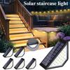 Солнечные фонари для террасы, фонари для заборов, уличные фонари для ступеней, водонепроницаемые солнечные фонари для перил, лестниц, ступенчатых ограждений, двора, патио и дорожек