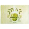 [A2800] - Green 'Provence' Glass Cutting Board / Coaster - 30x20 Cm