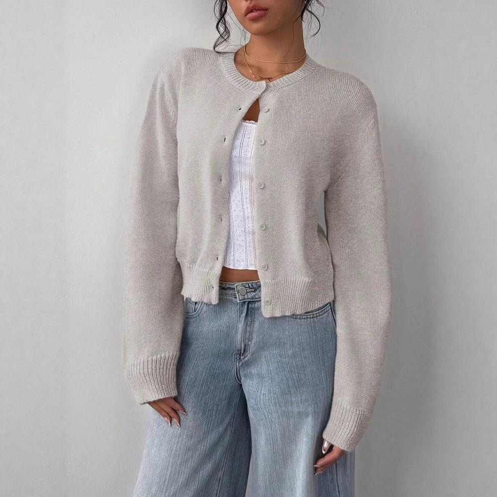 Women Autumn Winter Knitted Cardigans Sweaters Ladies Long Sleeve Single Breasted Sweater Outerwear Coats Jackets