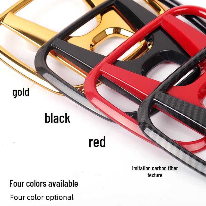 Наклейки-эмблемы на руль Honda (передняя и задняя) для Accord, CRV, Odyssey, Fit, Civic и других.