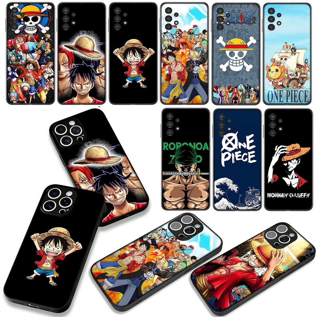 Логотип One Zoro Luffy Piece Аниме Чехол для Motorola Moto G54 G05 G24 G45 G55 G75 G85 G15 G57 G86 Power Edge 50 30 Fusion neo Pro