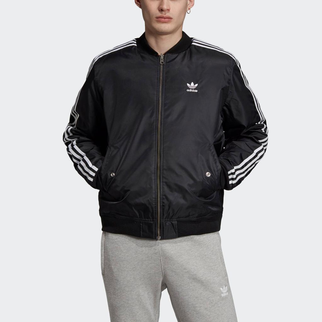 Adidas Мужская куртка-бомбер Originals, черная ED5825