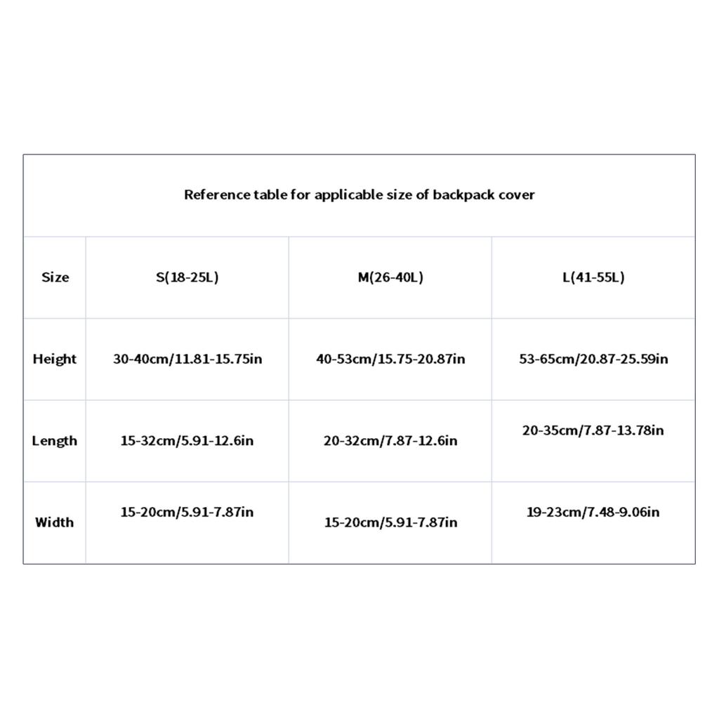 Чехол для рюкзака Водонепроницаемый дождевик со светоотражающей полосой Чехлы для рюкзака для активного отдыха, пешего туризма, альпинизма, пылезащитные чехлы