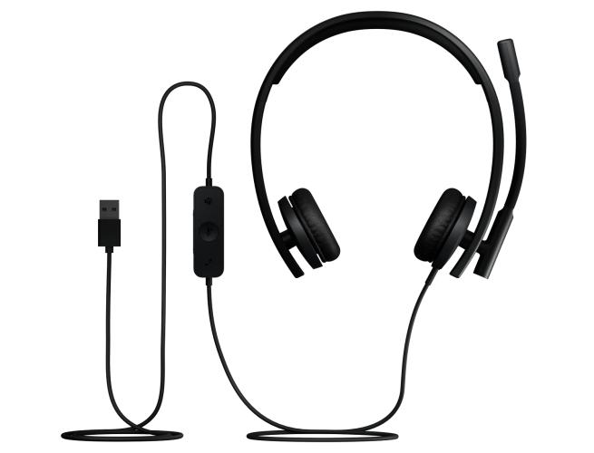 Logitech H570e Stereo MS Teams Wired Headset USB-A, Black