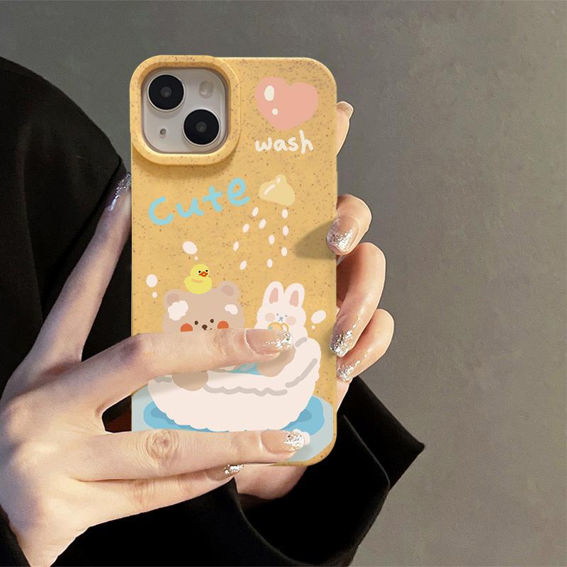 Mobile Phone Cases for iPhone 11 13 XR 15 Pro Max 12 14 Pro Max Case iPhone 16 7 Plus 8 Plus XS Max Degradable and Environmentally Friendly