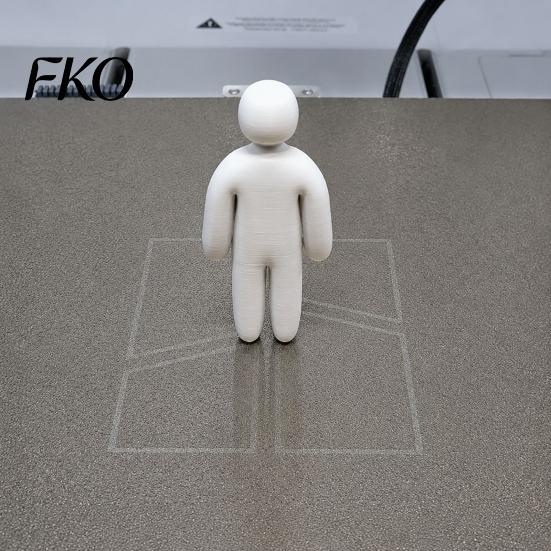 PLA Art Piece 1/8Pcs 3D Printed Abstract Man Figurine, Sitting Standing Kneeling Ornament Statue, Minimalist Black White Sculpture for Home Office