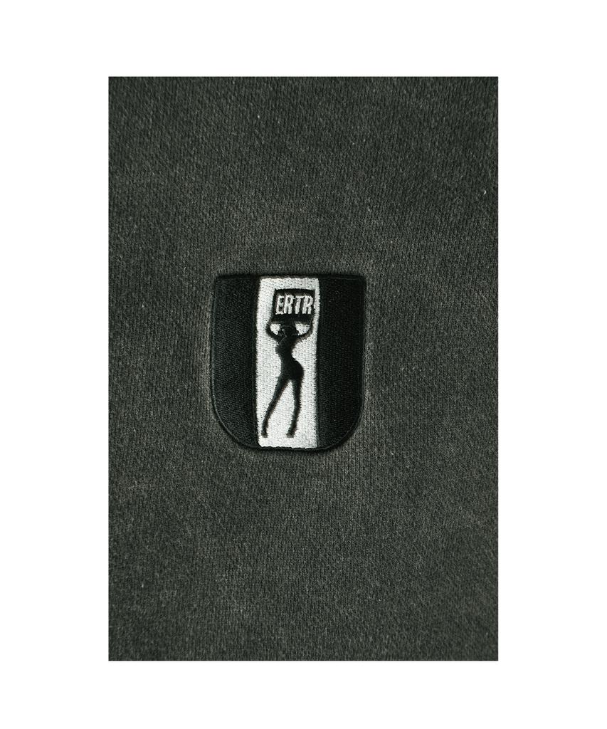 Куртка-бомбер на молнии Ertr Picket Girl Patch Черная