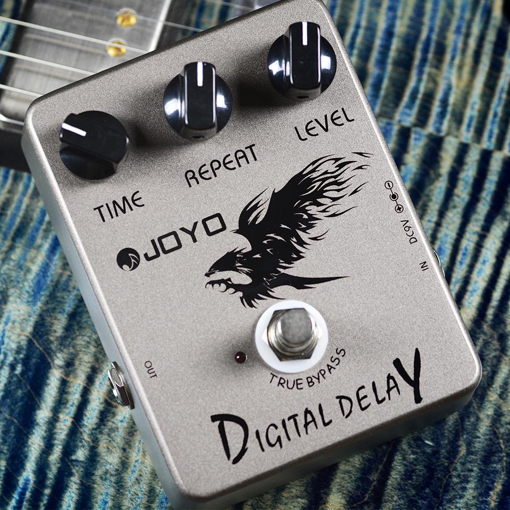 JOYO JF-08 Цифровой дилэй Педаль гитарного эффекта Классическое эхо "slap back" Полностью обходная схема True Digital Delay Эффект Гитарные педали