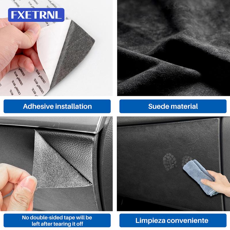 Fit 2024-2026 SEAT cupra Tavascan Polyester Glove Box Cover With Scraper Car Interior Mod Styling Accessories For Car Owners