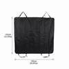 Anti-Slip Underside Pet Back Seat Mat 600D Oxford Weave Dog Cat Travel Hammock  Off-Road Self-Drive