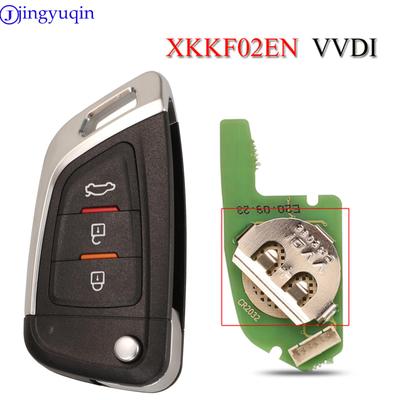 Xhorse jingyuqin универсальный дистанционный ключ от машины с 3 кнопками для VVDI Key Tool/VVDI2 XKKF02EN
