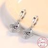 925 Sterling Silver Earrings Eternal Love Design Cubic Zirconia Earrings For Women'S Engagement Jewelry Gifts