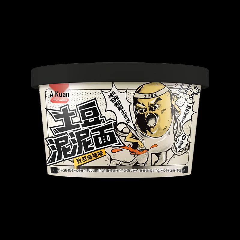 Смесь лапши быстрого приготовления и картофельного пюре Kuan