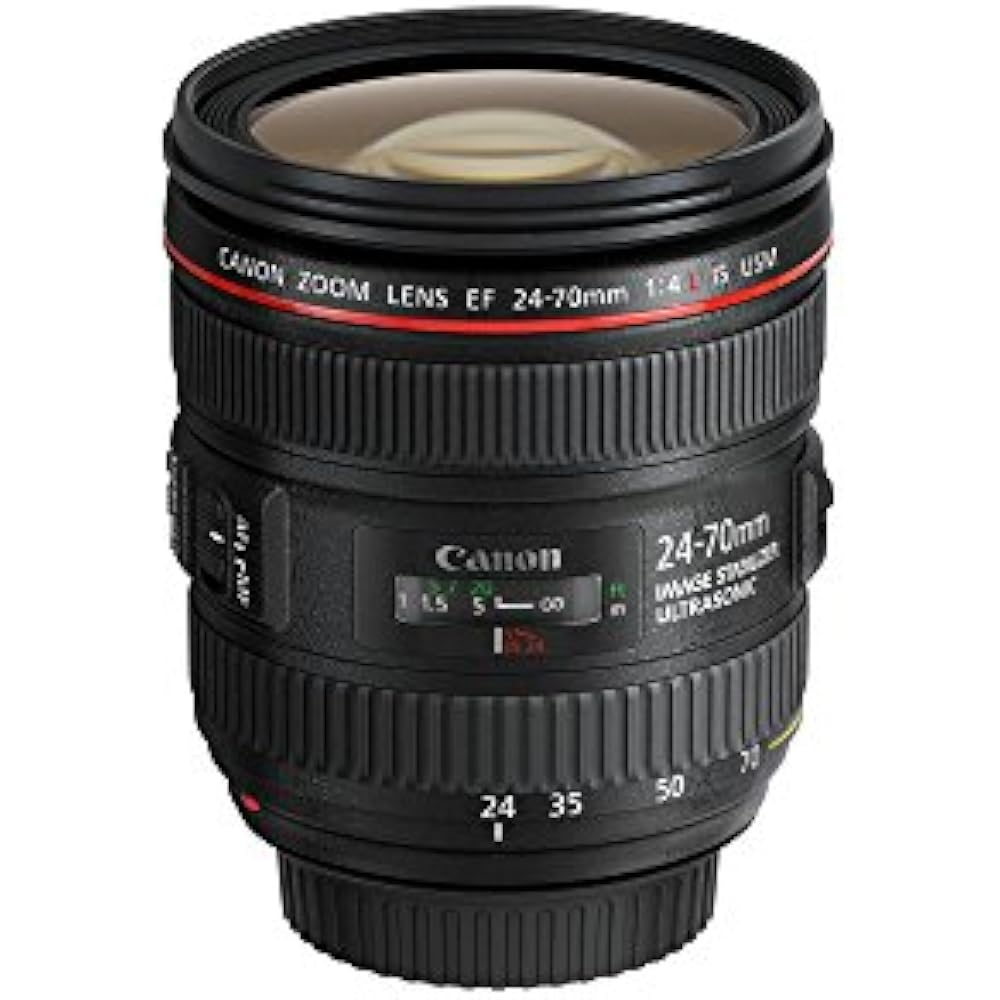 Стандартный зум-объектив Canon EF24-70mm F4 L IS USM, совместимый с полнокадровыми камерами