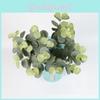 Faux 4prong 16head Silk Eucalyptus Robusta Smith For Home Garden And Event Arrangement