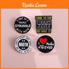 Academic Math Creative Series Cartoon Brooches Unique Metal Pins For Students Gifts