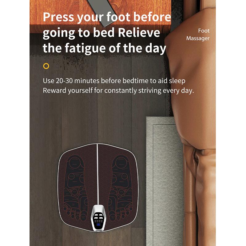 Foot Massage Mat Massager Feet EMS Electric Tool Device Blood Circulation Spa Exerciser Insoles Machine