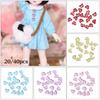 Cute Girl Gift Craft Accessories Mini Buttons Metal Buckle Clothing Sewing Buckles DIY Doll Clothes
