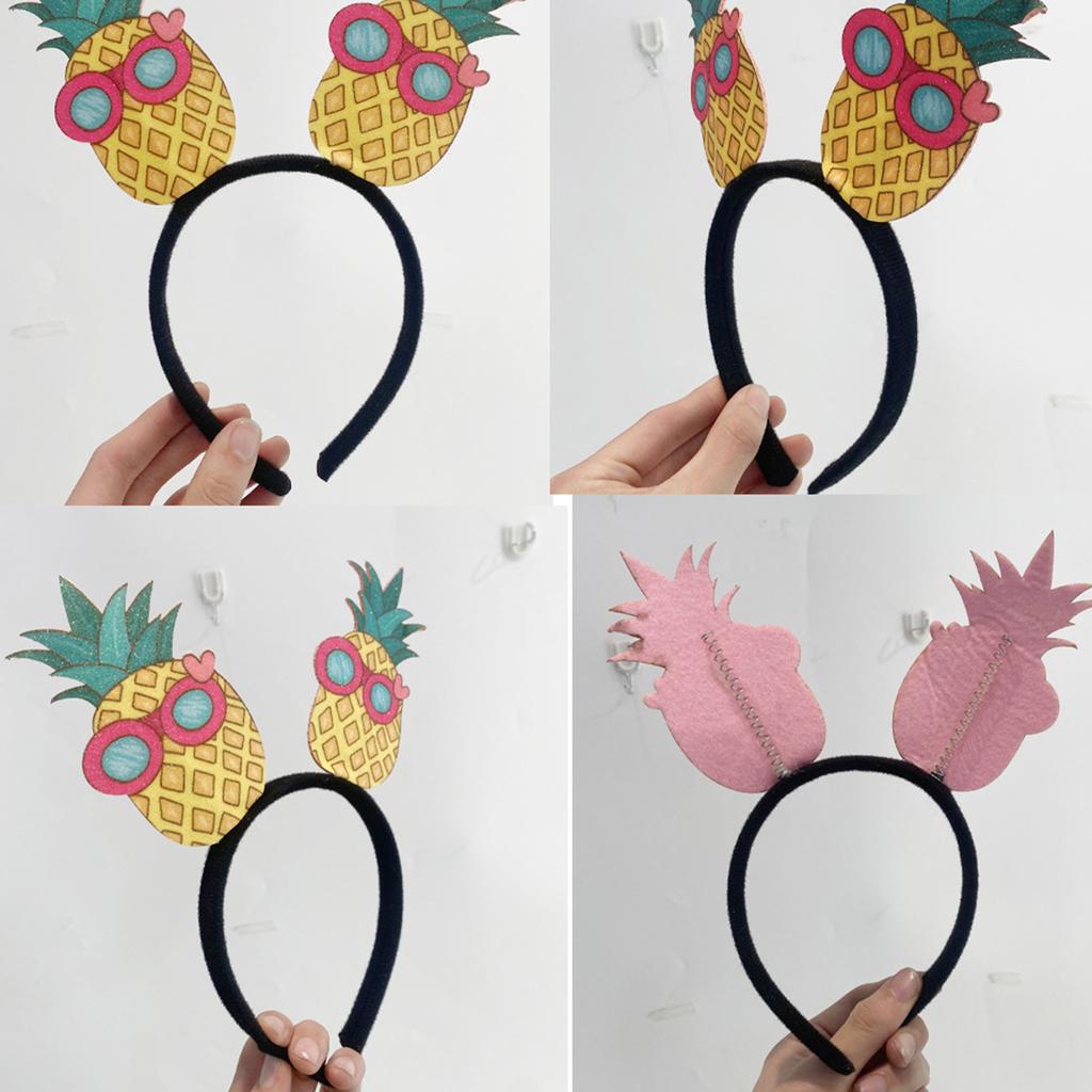 Tropical Summer Headwear Luau Palm Antler Headband Party Costume Stall Pedlar Supply for Picnic Pool Parties