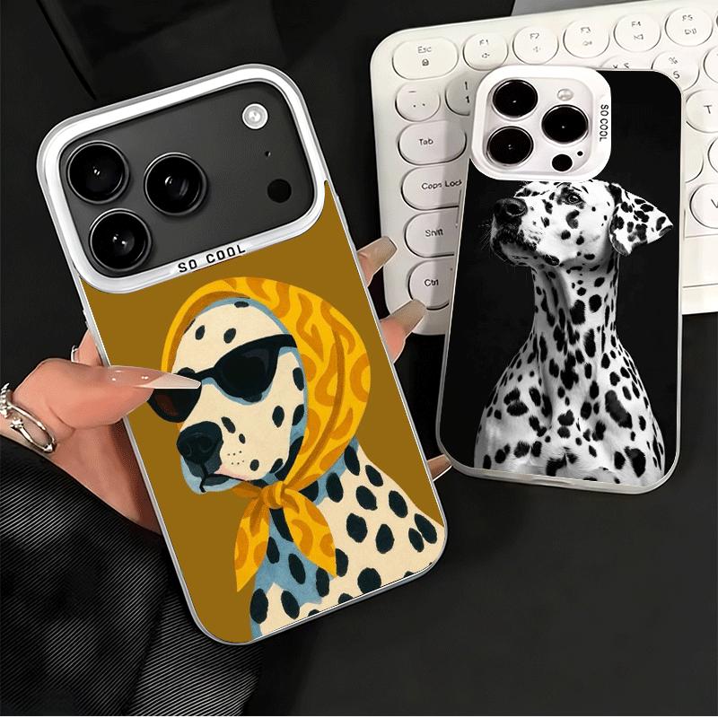 Чехол для телефона Dalmatian Cute Dog, противоударный, для iPhone 17 Air 16 16E 15 Pro Max 14 Plus 13 Mini 12, задняя крышка, защита от падения, Fundas