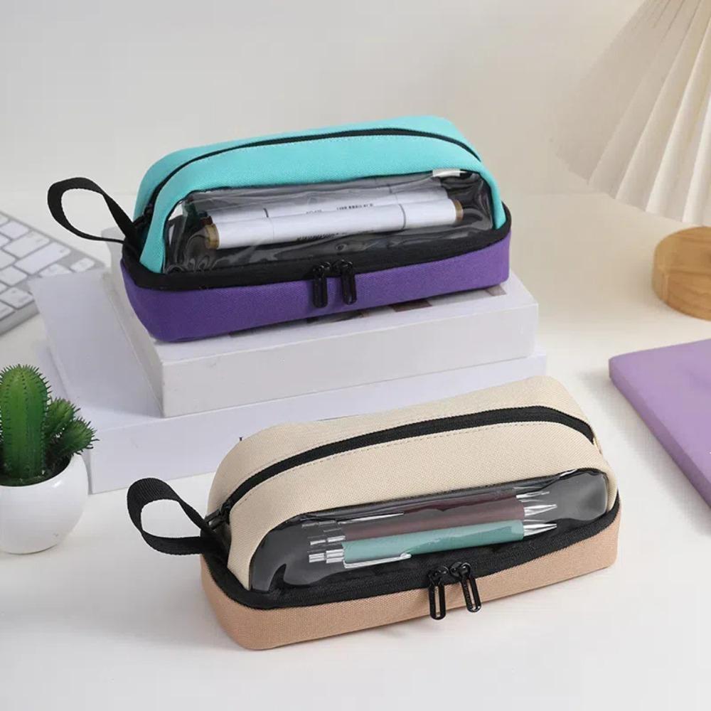 Пенал большой вместимости многослойный пенал пенал с индивидуальностью пенал для ручек подпись