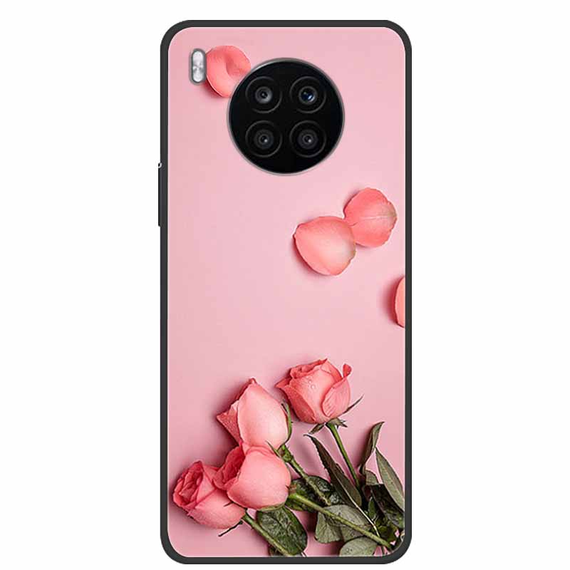 For Honor 50 Lite Case Shockproof Soft silicone TPU Back Cover For Huawei Honor 50 Lite Phone Cases Honor50 Lite Cute Cartoon