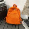 Retro Schoolbag Simple Shoulder Bag Leisure Fashion Canvas Leisure Backpack  Student