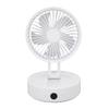 Foldable Desk Fan 3 Speeds Digital Display USB Rechargeable Remote Control Oscillating Desktop Fan with Night Light for