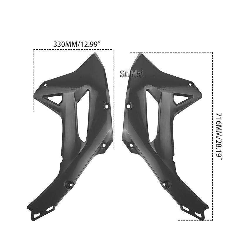 2022 CRF450R/CRF250RX Front Side Mudguard Panels