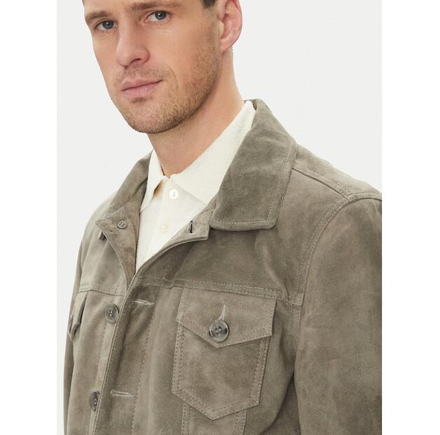 Куртка кожаная Serge Pariente Джинсы