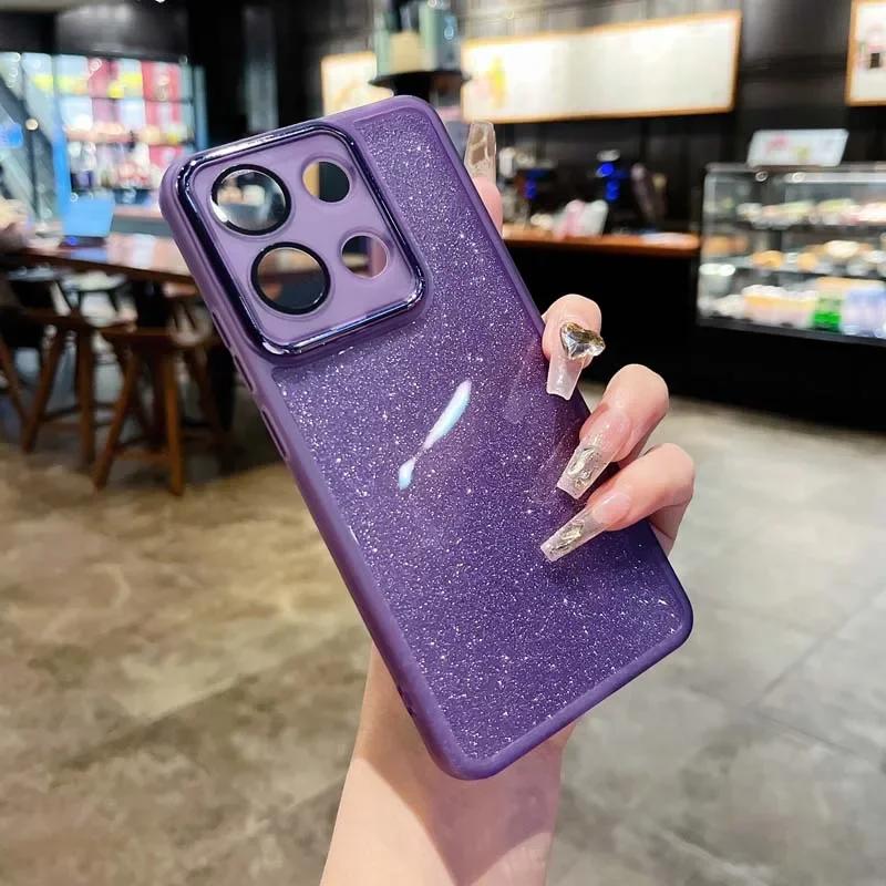 Силиконовый чехол с градиентным блеском для Redmi Note 13 12 11 10 Pro 9s Redmi 13C 12C 12 10 10C 10A 9 9C 9A Xiaomi 11 12 13 Pro POCO X3 X6 Pro M4 Pro