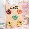 Wooden Wedding Decoration Birthday Favour Donut Holds Doughnut Rack Donut Wall Stand Storage Racks