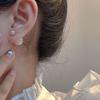 Fashion Ladies Pearl Earrings Detachable Double Earrings Wedding Engagement Earrings Bridal Accessories ARI