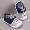 Новая весенне-осенняя детская обувь для малышей 0-2 лет, детская обувь с пищалкой, обувь для мальчиков и девочек, мягкая подошва, дышащая, нескользящая, тканевая обувь