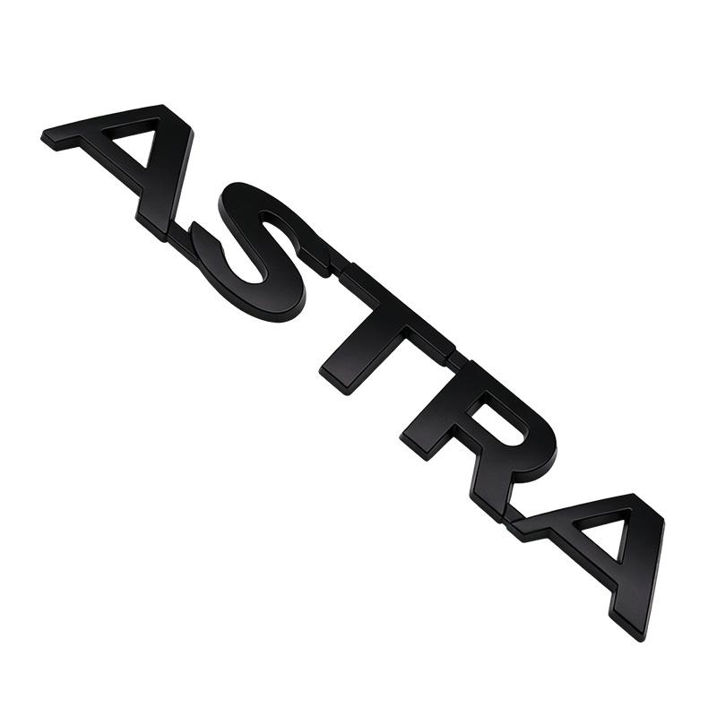 3D ASTRA Logo Emblem Car Body Rear Trunk Badge Decal Sticker Styling Accessories