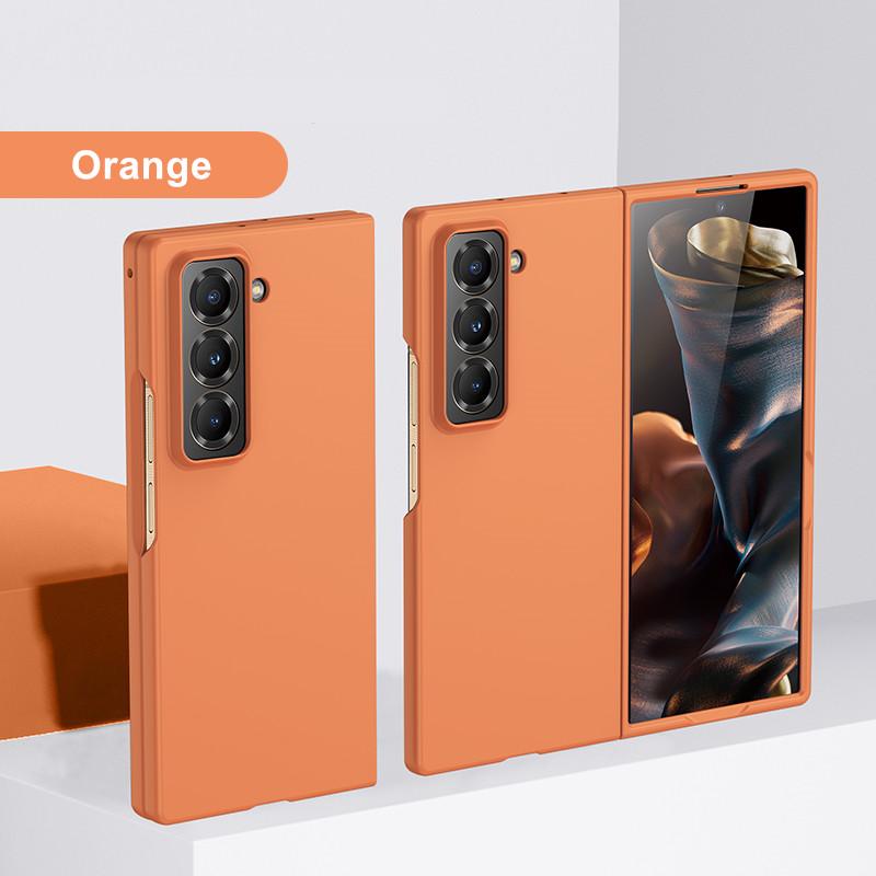 2 в 1 матовый однотонный пластиковый чехол для телефона Samsung Galaxy Z Fold SE Special 6 W25 ZFoldSE Fold6 с рамкой, защищающей от отпечатков пальцев