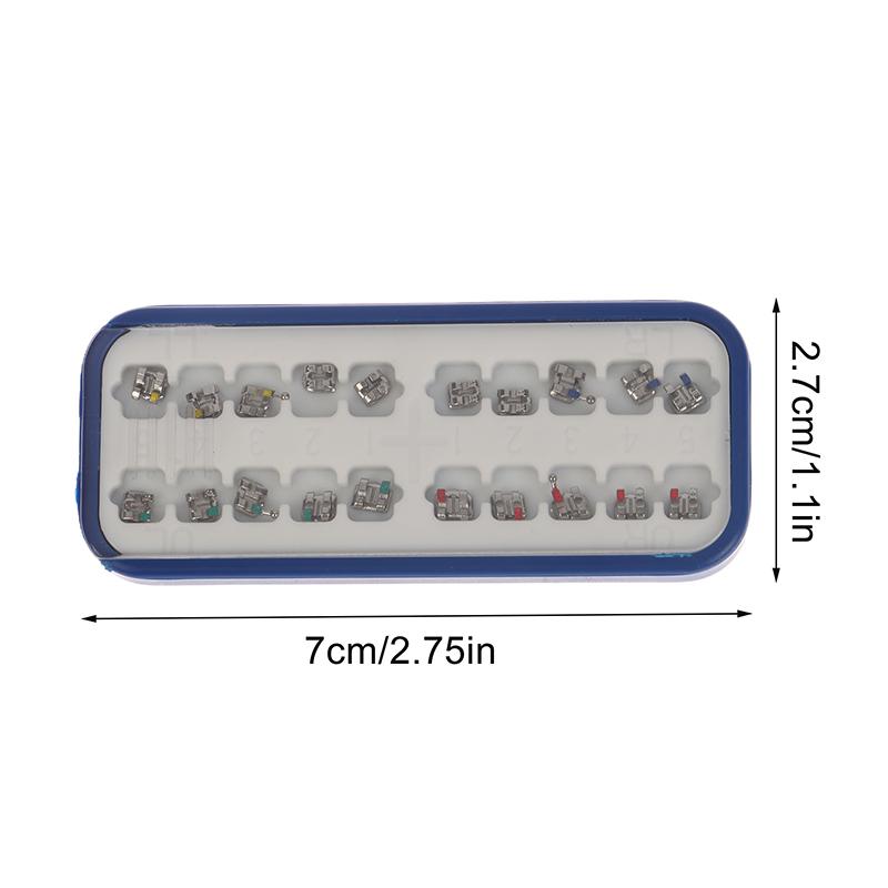 Высококачественные стоматологические брекеты Материал пассивные самолигирующие брекеты Mbt/Roth 022 345 Крючки