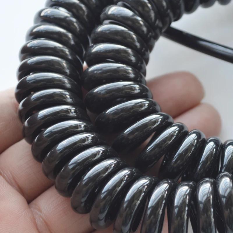 7.4M/24.3Ft 4-контактный пружинный шнур авиационный удлинитель видеокамера заднего вида кабель для автобуса Turck фургона грузовика автофургона монитора видеонаблюдения DVR телевизора