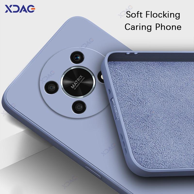 Роскошные модные милые чехлы-чехлы для Honor Magic 4 Lite Magic4 Pro Ultimate Magic4Lite 5G Square Liquid Silicone Bags Coque