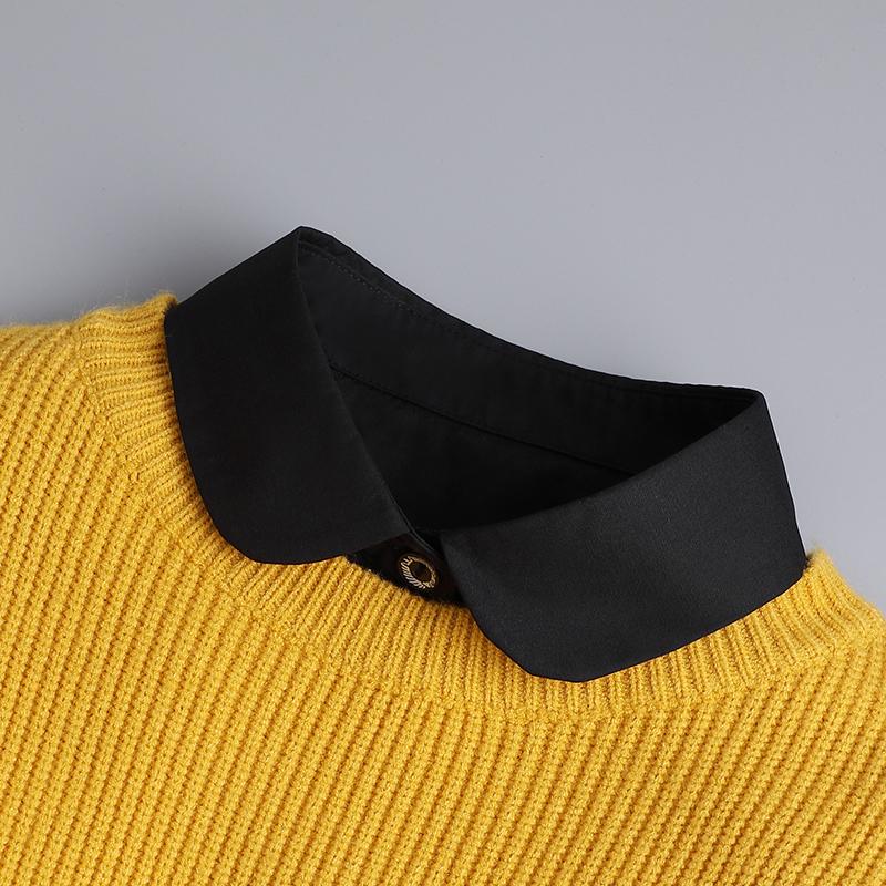 Women Fake Collar Blouse Sweater White Lapel Decor Detachable Collars For Women Black Lace False Collars Woman Lace Half Shirt