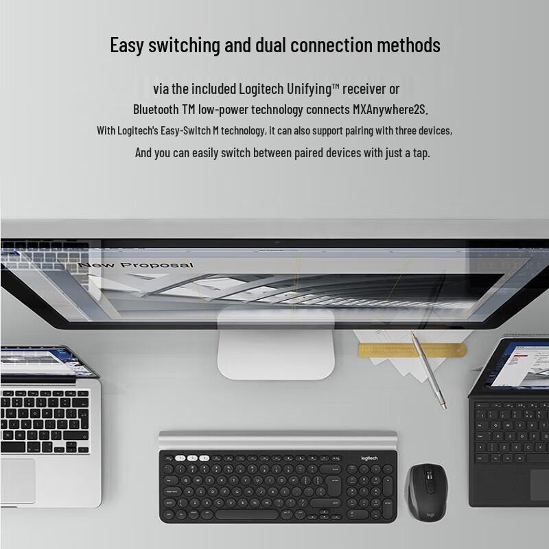 Logitech MX Anywhere 2S Wireless Bluetooth Mouse
