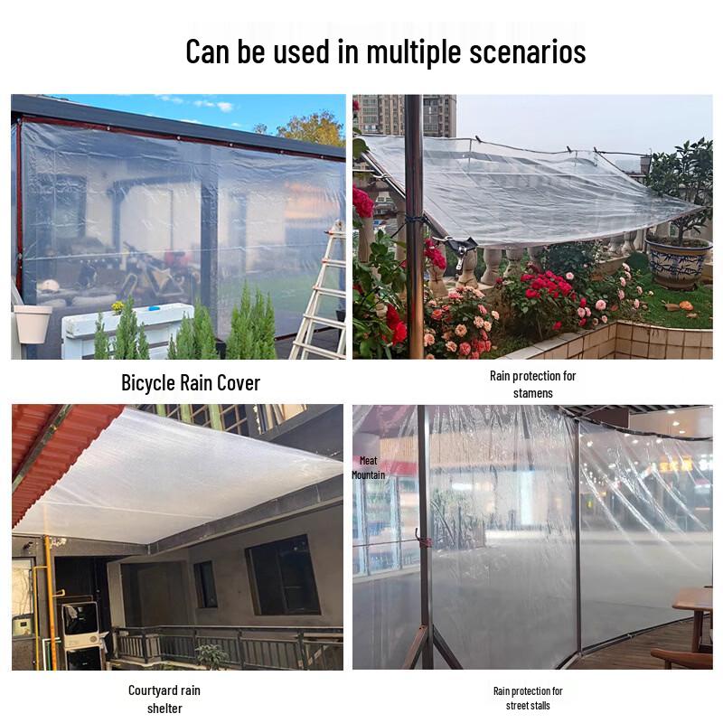 Clear Waterproof Tarpaulin